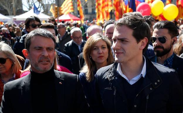 Rivera rompió con Valls antes de que el ex primer ministro anunciara su adiós