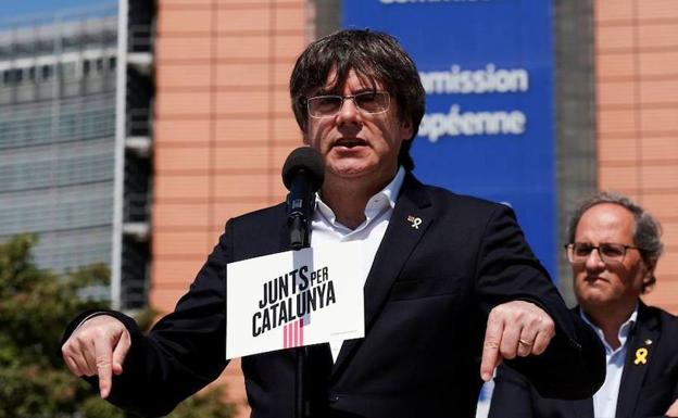 La Junta Electoral deja vacantes los escaños de Puigdemont, Comín y Junqueras en Bruselas