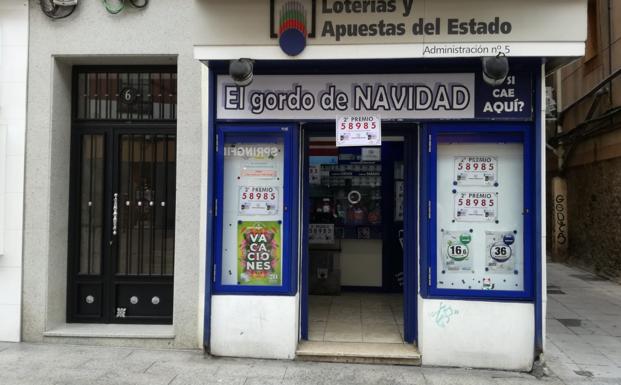 Parte del segundo premio de la Loteria del jueves cae en Santander