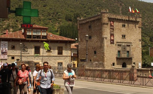 El sur de Cantabria llega a los 40 grados a las cuatro de la tarde