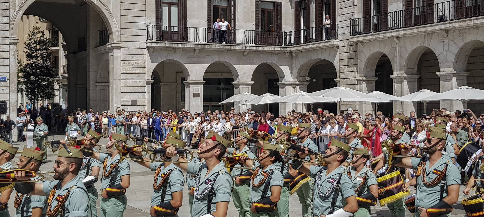 La Legión, en Santander