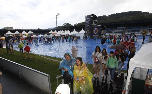 Suspendidos por la lluvia los conciertos de este jueves de Música en Grande