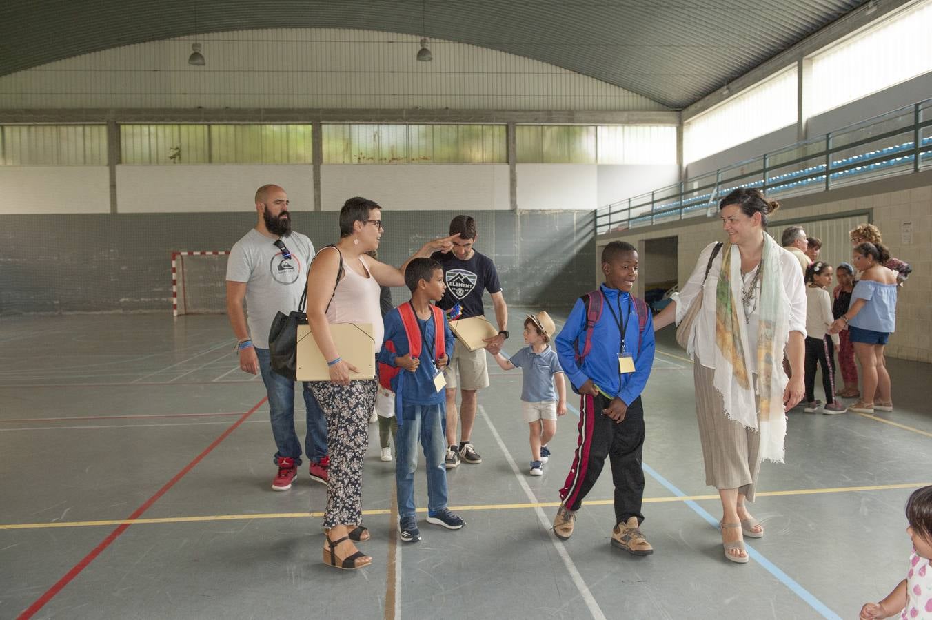 Llegada de los niños saharauis a Cantabria