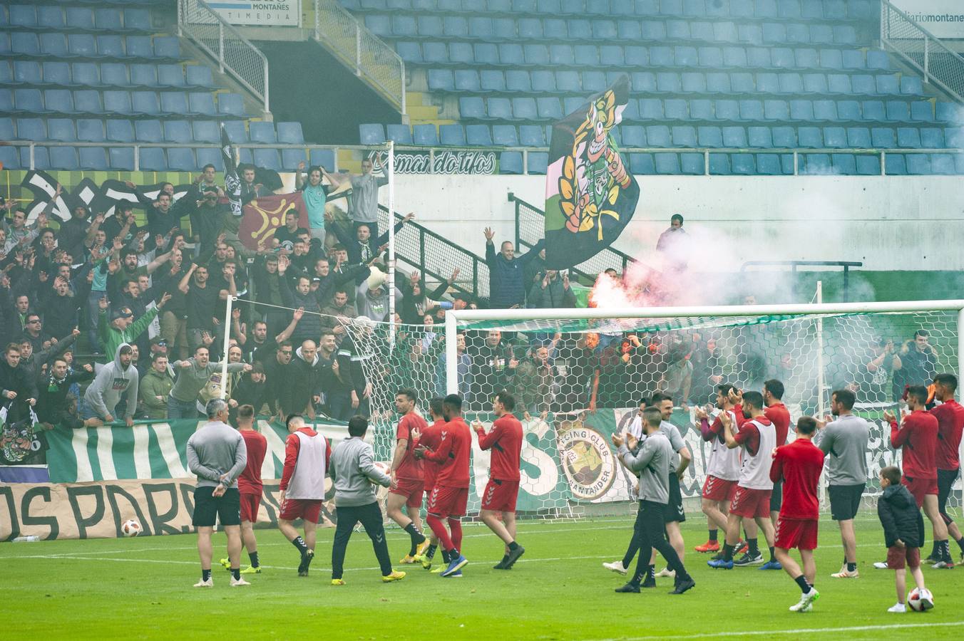 El Racing prohibirá el acceso de aficionados a los entrenamientos del primer equipo