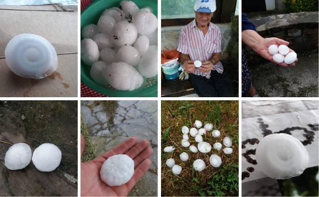 «Nunca había visto nada igual, los granizos eran como platos: redondos, planos y enormes»