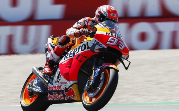 Márquez arranca sin dudas en Sachsenring