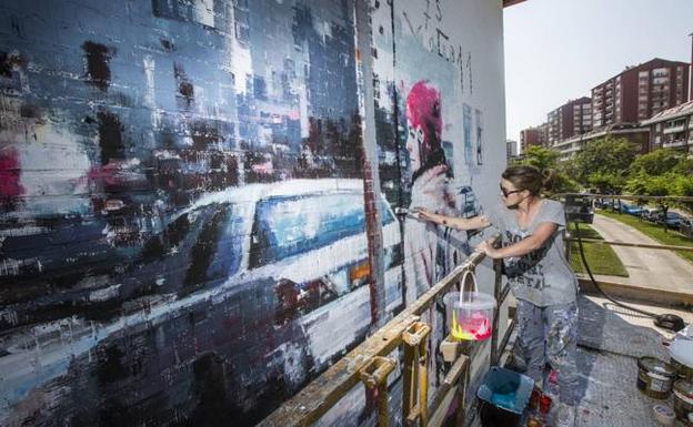 El arte urbano empieza a desvelar su nuevo Santander