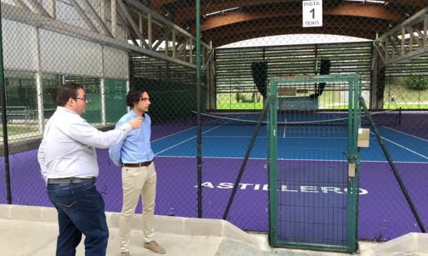 Acaban las obras en las pistas de tenis y se inician otras en el Frajanas