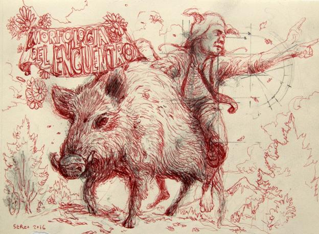 Serzo con su 'Morfología del encuentro' toma el Centro de Arte del Faro Cabo Mayor