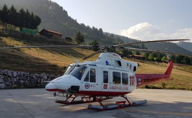 Evacuado en helicóptero un turista holandés tras sufrir un ictus en un camping de Turieno