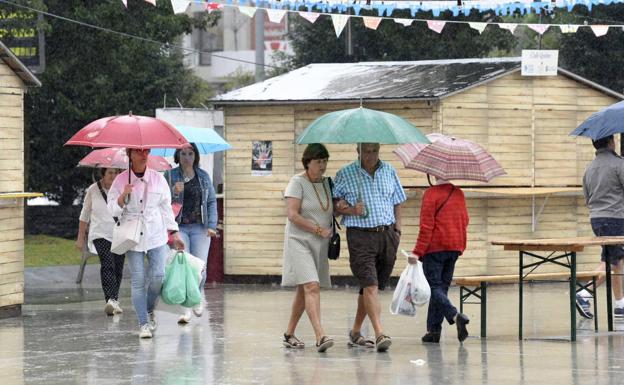 La lluvia se vuelve protagonista y las temperaturas caen hasta 13 grados en el sur