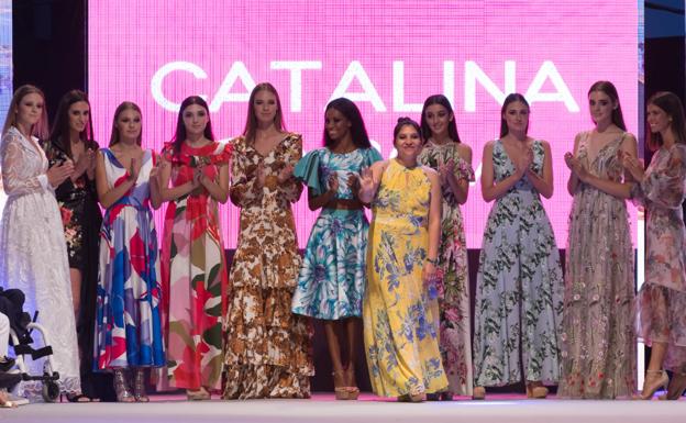 La firma cántabra 'Catalina García' pisa con estilo en las pasarelas nacionales