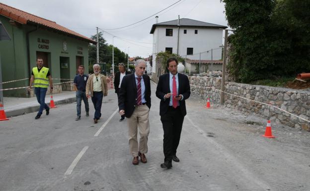 La obra para ensanchar la travesía de Soano encara su recta final