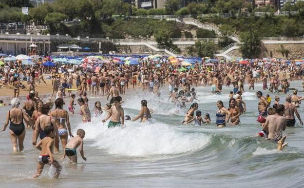 Santander alcanza los 36,1º, segundo mayor registro histórico