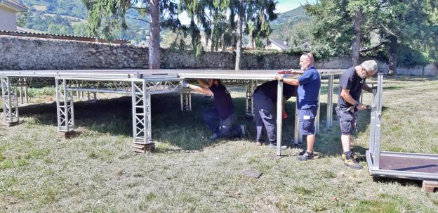 Comienza en Corrales el montaje de las Guerras Cántabras más tempranas