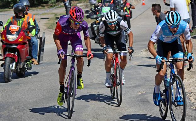 Jesús Ezquerra brilla en la jornada inaugural de la Vuelta a Burgos