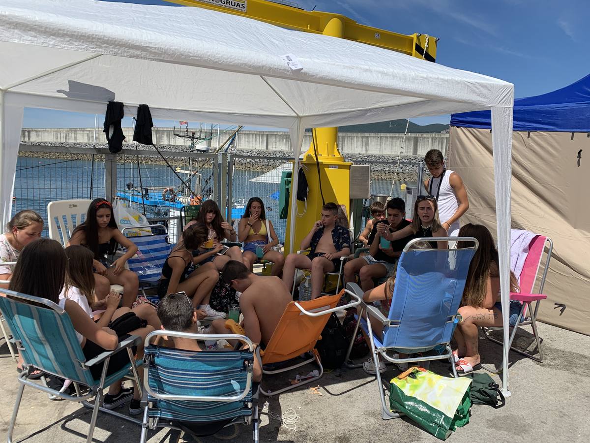 Sol y calor en la marmita de Laredo