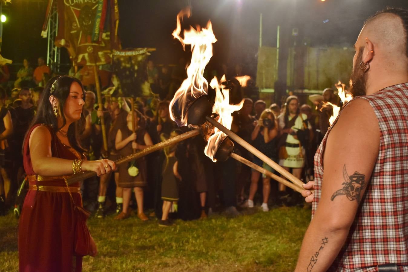 Imágenes del inicio de las Guerras Cántabras en Los Corrales