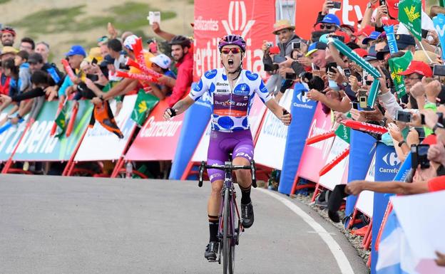 Heroica victoria del cántabro Ángel Madrazo en la 5ª etapa de La Vuelta