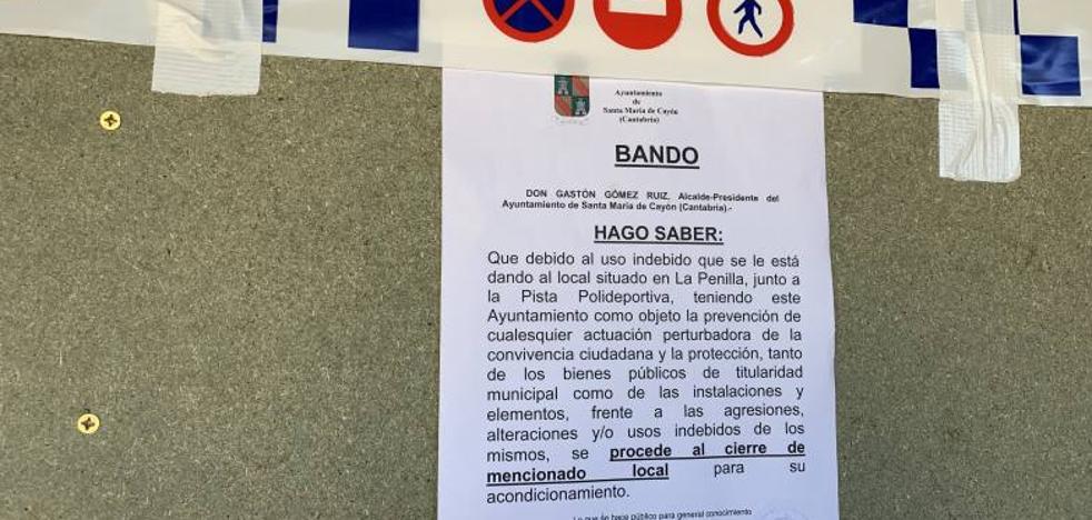 El local municipal de La Penilla, clausurado