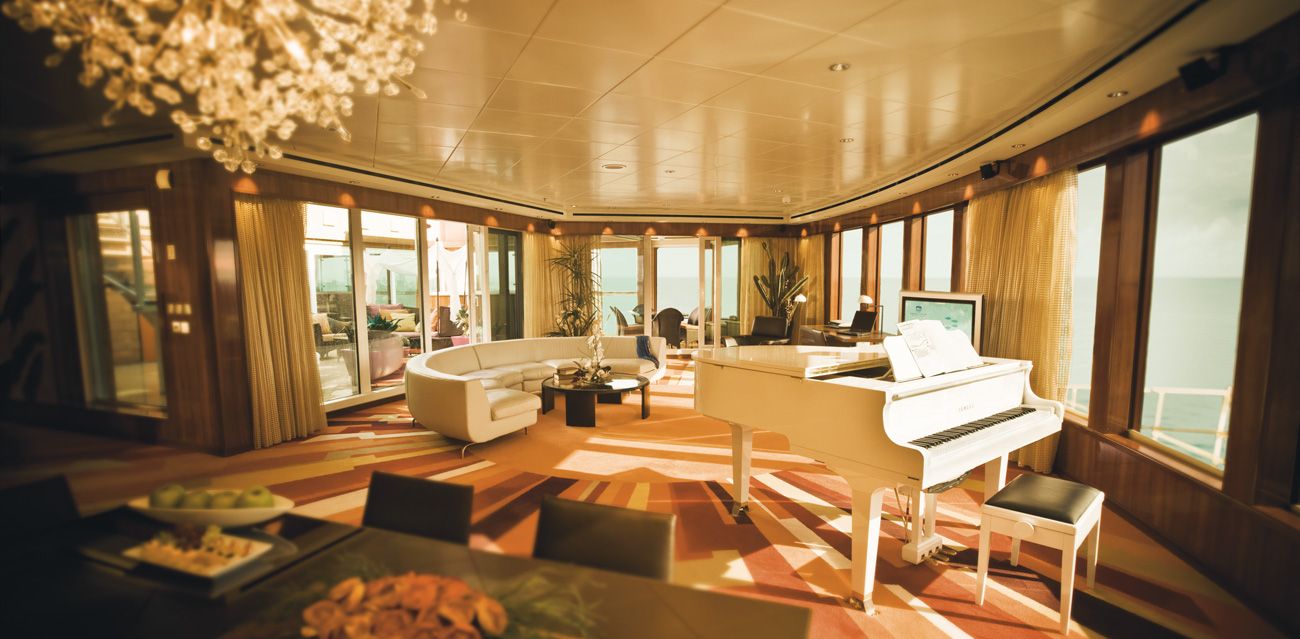 Las 10 suites de crucero más grandes y lujosas del mundo