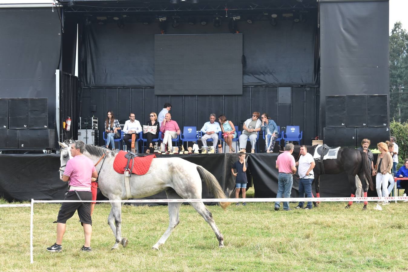 Carreras de caballos y burros en Molledo