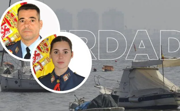 Mueren un instructor y su alumna al estrellarse una avioneta del Ejército del Aire en el Mar Menor