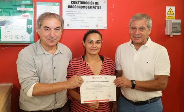 Cruz Roja impartió un curso sobre manejo del desfibrilador en Potes