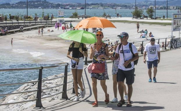 Santander registra la temperatura más alta de España, 30,6 grados