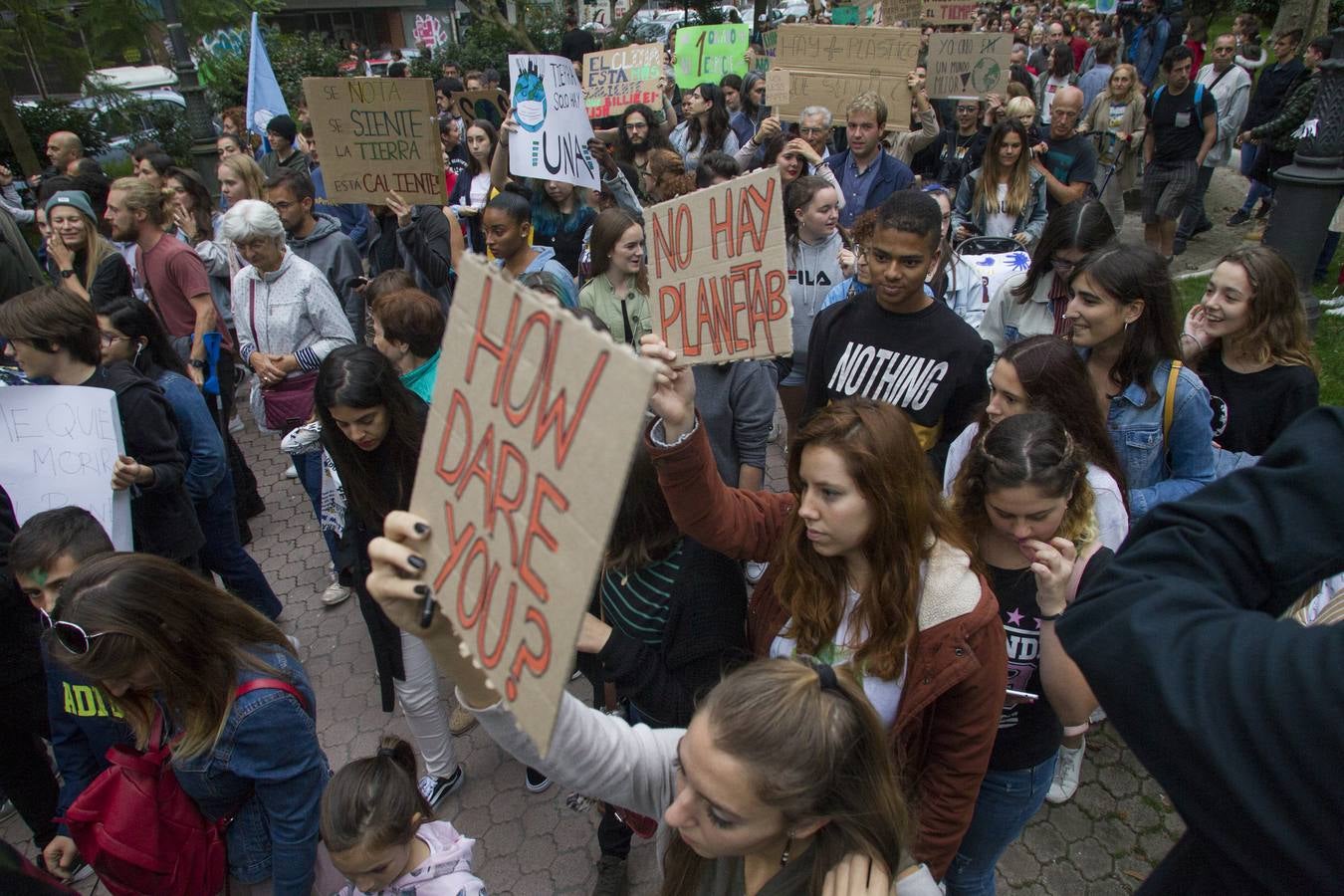 Marcha contra el cambio climático en Cantabria