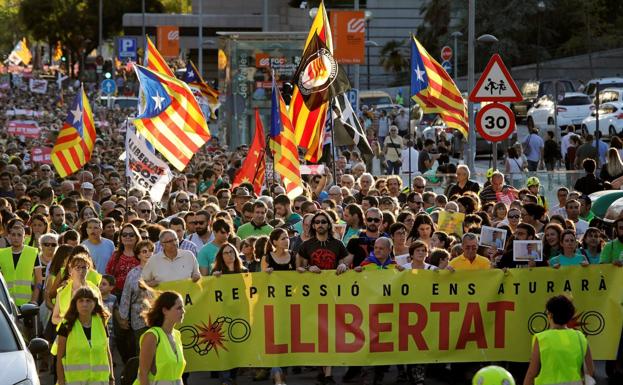 El independentismo calienta motores el 1-O para la gran movilización de la sentencia