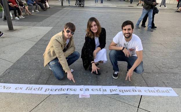 La original idea de promocionar un concierto en Santander