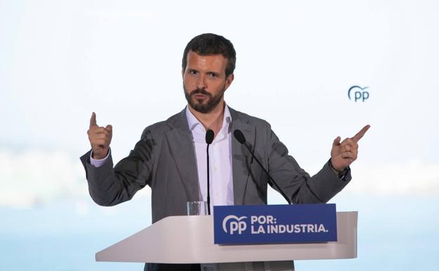 Pablo Casado participa hoy en un acto de precampaña en Santoña