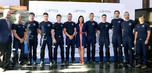 Siete bomberos se incorporan al parque de Santander