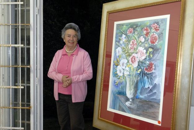 La pintora y profesora Charo González, destacada acuarelista, fallece a los 91 años