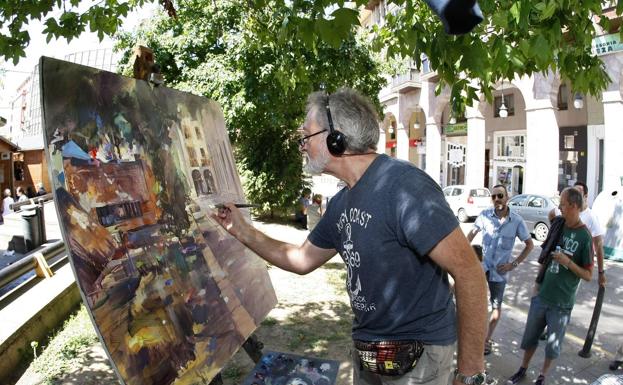 Noja acoge este sábado el segundo concurso de Pintura Rápida
