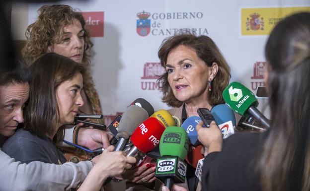 Carmen Calvo participará este sábado en un acto-mitin en Palacio de Festivales