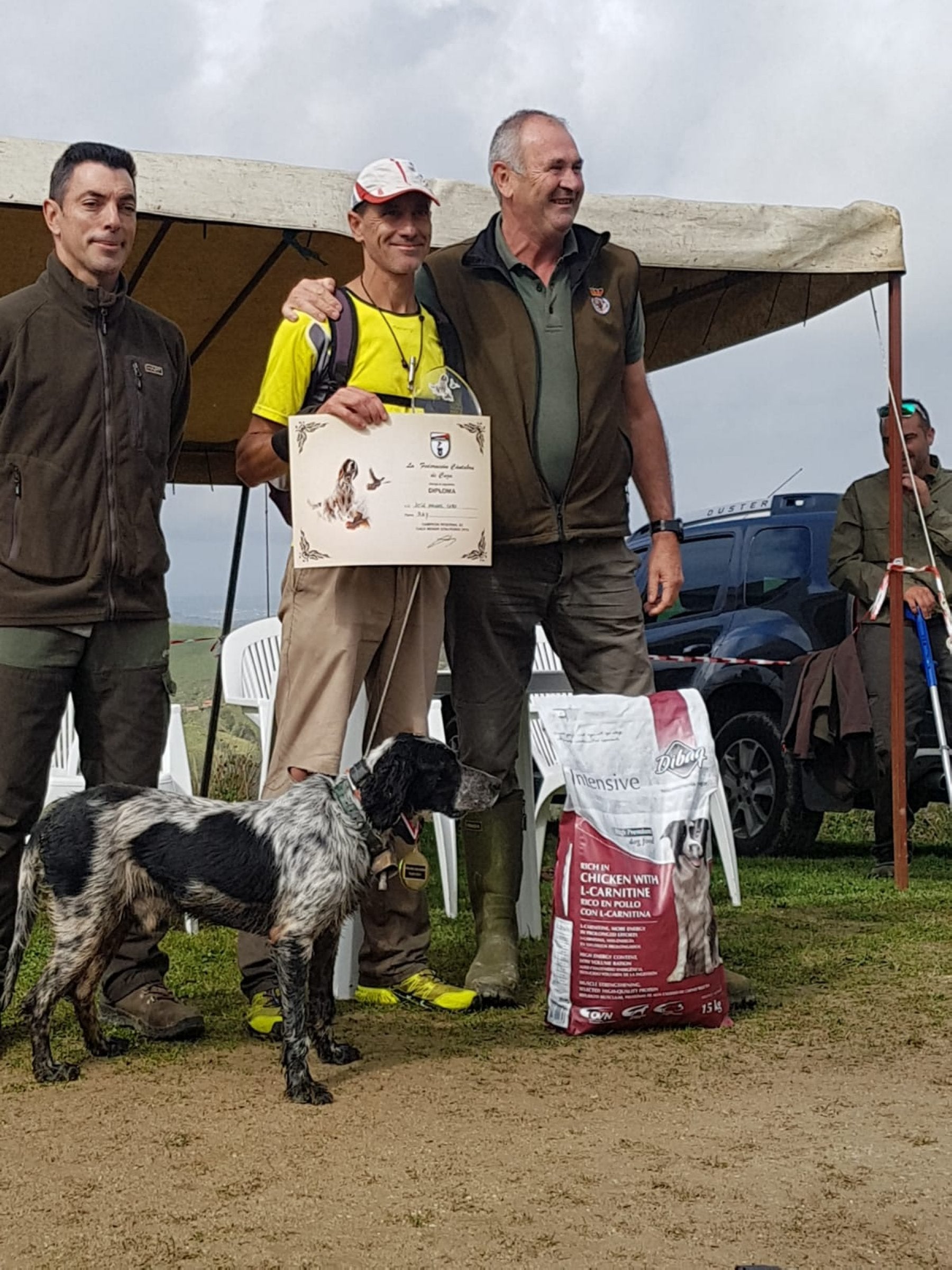 Cobo revalida su título regional de caza menor con perro