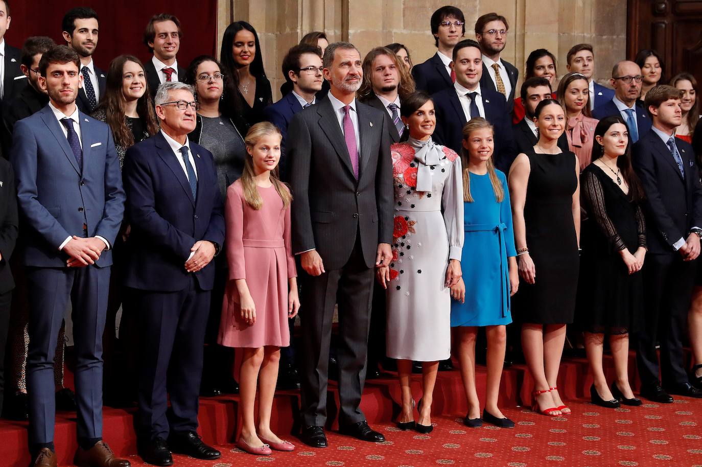 La recepción de la Familia Real en los Premios Princesa de Asturias