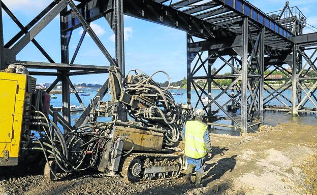 La consolidación del Puente de Los Ingleses afronta su ecuador