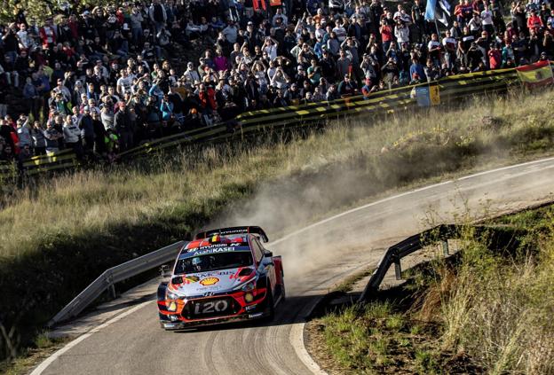 Dani Sordo, en puestos de podio