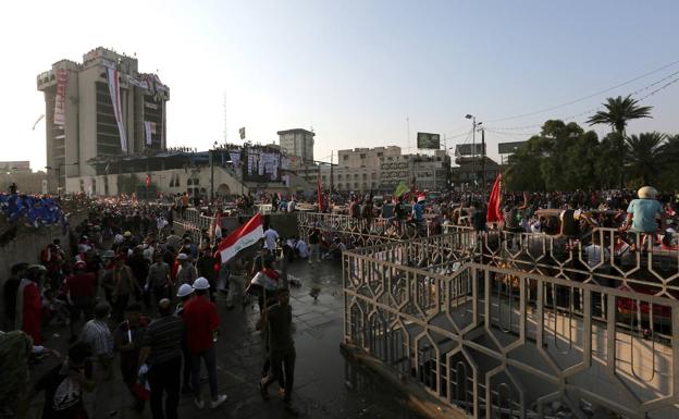 La mayor protesta desde la caída de Sadam