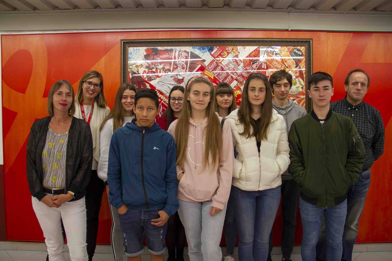 Visita del colegio La Granja a Coca-Cola, su mentor de STARTinnova