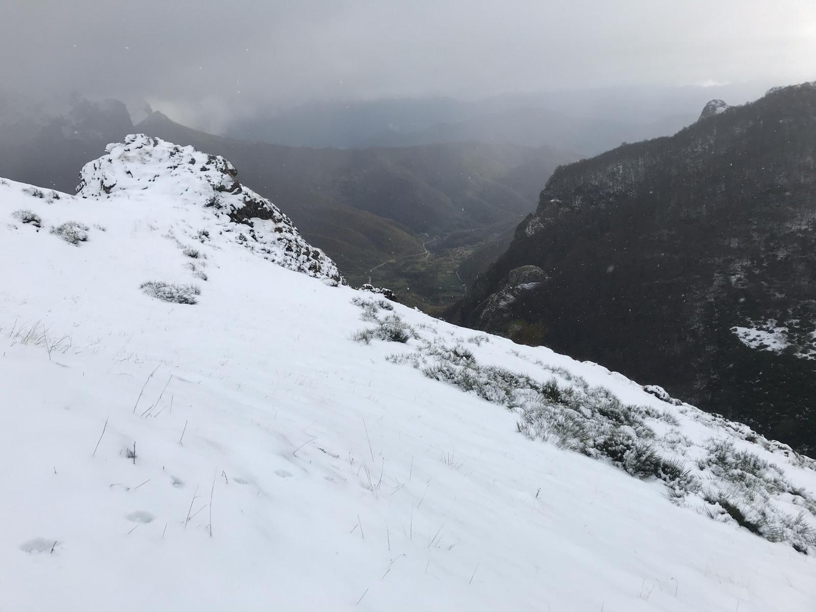 Los Picos de Europa, de blanco