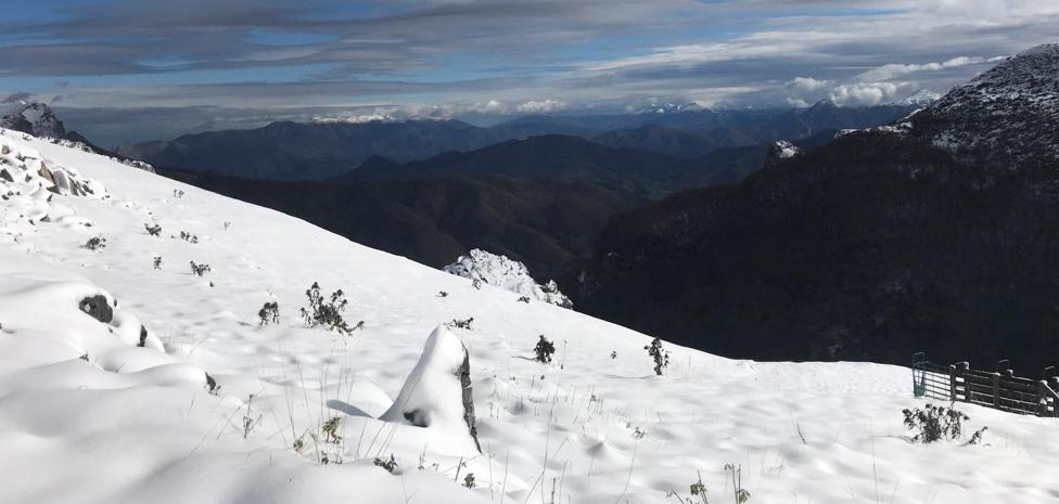 Los Picos de Europa, de blanco