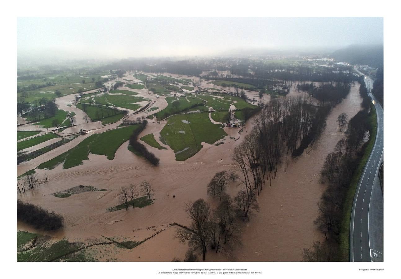 'Un valle a la intemperie', el relato en imágenes de las inundaciones en el Saja