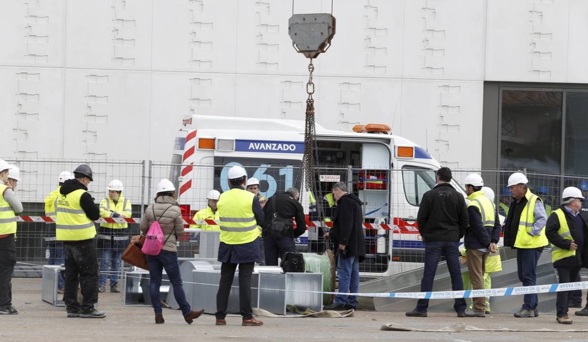 Condenados dos responsables de las obras del Hospital Valdecilla por la muerte de un trabajador