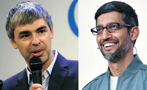 Los fundadores de Google ceden ante Sundar Pichai