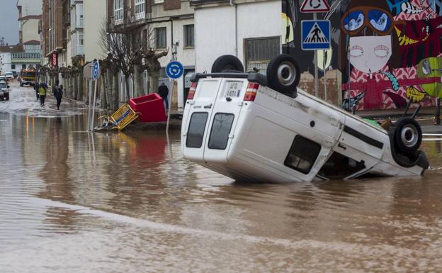 Resumen en imágenes de las inundaciones de Reinosa