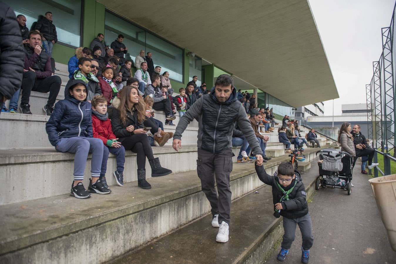 El Racing entrena con público